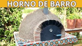 Como Hacer Un Horno De Leña Paso A Paso horno de barromanos de tierra [upl. by Sinnod]