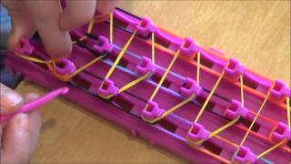 How to make a crazy loom bracelet waterfall [upl. by Yruama]