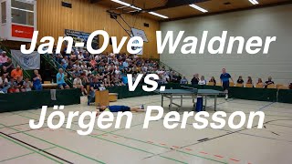 JanOve Waldner vs Jörgen Persson  75 Jahre TTC Drochtersen  09062023 [upl. by Akenaj]