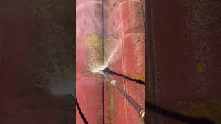 Roof algae removal and roof tile washing apexPE roofcleaning powerwashing temeculavalley [upl. by Gayel]