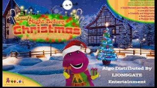 Barney’s night before Christmas the crossover credits my version [upl. by Onaicram202]