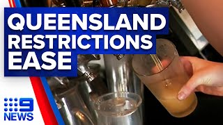 Coronavirus Restrictions ease in Queensland  9 News Australia [upl. by Llerrej]