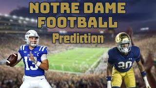 Notre Dame Football Prediction 2024 [upl. by Vallonia]