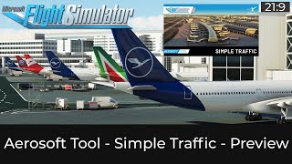 Aerosoft Tool quotSimple Trafficquot Preview KIVerkehr mit RL Liveries ★ FLIGHT SIMULATOR Deutsch [upl. by Siram]