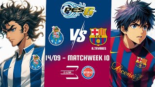 🔴 LIVE PES 6  ELiga  Porto vs Barcelona FULL GAME [upl. by Nailij]