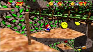 Super Mario 64 N64 Tall Tall Mountain Star 5 Breathtaking View From Bridge [upl. by Addy]