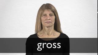 How to pronounce GROSS in British English [upl. by Asreht]