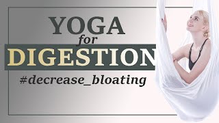 15 minute Yoga for Bloating  Gentle Yoga Flow for Digestion [upl. by Assyn]