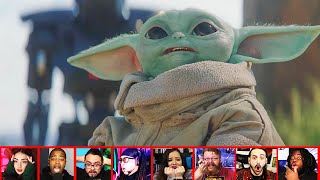 Reactors Reaction To The DARK TROOPERS Snagging Poor Baby Yoda On The Mandalorian  Mixed Reactions [upl. by Nievelt]