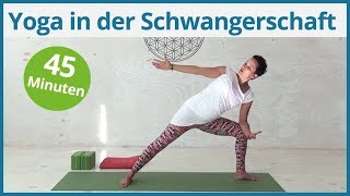 45 Minuten Yoga in der Schwangerschaft quotYoga für Mama amp Babyquot [upl. by Moses]