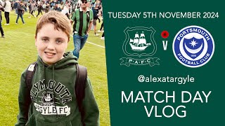 Plymouth Argyle v Portsmouth  Dockyard Derby 5th November 2024 [upl. by Irmine]