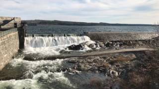 Spillway at Wachusett Reservoir in Clinton [upl. by Balthasar916]