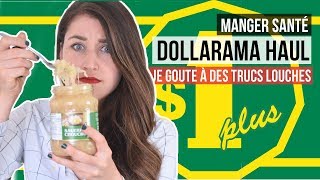 Test de produits santé pas cher amp étranges  HAUL 1 amp TASTE TEST DOLLARAMA [upl. by Arik65]