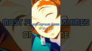 Most popular Animes of all time anime animeshorts [upl. by Neehsuan673]