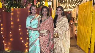 Konkona Sen Sharma Tannishtha Chatterjee Bring Glamour To Shabana Azmi Javed Akhtar Diwali Party [upl. by Jeanelle614]