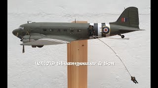 Building the Airfix 172 scale Douglas C47 Skytrain for a military heritage display [upl. by Karleen791]