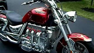 2005 Triumph Rocket III  2300cc  140 ci custom [upl. by Ydarg]