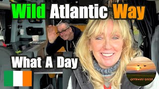 First WINTER Day On The WILD ATLANTIC WAY Van Life Ireland Pt 9 [upl. by Margetts275]