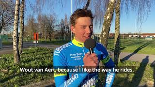 Meet Sente Sentjens – winner of KuurneBrusselKuurne juniors 2022 [upl. by Nueovas]