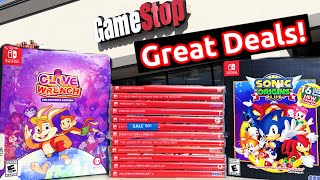 CHEAP Switch game finds at GameStop  Nov  Dec 2023 game pickups [upl. by Nuhsar]