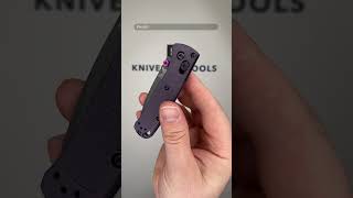 Benchmade Mini Bugout 533GY 09 Cerakote S30V Purple Grivory pocket knife [upl. by Ajnek]