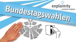 Bundestagswahlen bis 2013 einfach erklärt explainity® Erklärvideo [upl. by Cornelia]