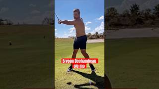 Bryson Dechambeau slow motion golf swing shortsfeed golf sports [upl. by Conner]