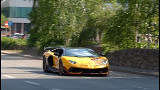 Volume Check With Lamborghini Aventador SVJ Gintani The Police Was So Mad [upl. by Eenat]