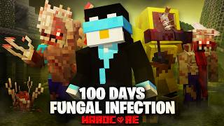 I Survived 100 Days in a Fungal Apocalypse in Minecraft Hardcore [upl. by Ayrb]