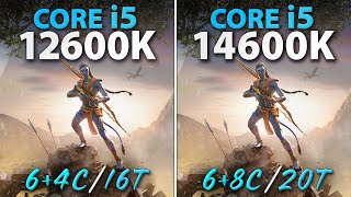 Intel i512600K vs i514600K  Test in 9 Games [upl. by Lachance]