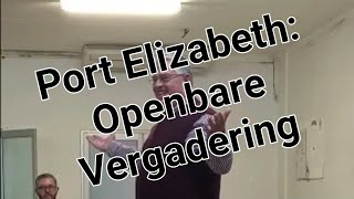 Port Elizabeth Openbare Vergadering [upl. by Macintosh]