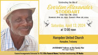 Celebrating the Life of Everton Alexander Stoddart Ten Ten  Mr Chin [upl. by Badr946]