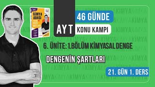 📍DENGENİN ŞARTLARI l 21GÜN 1 DERS l AYT KONU ANLATIM KAMPI [upl. by Eniluqcaj]