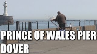 Prince of Wales pier Dover  pier fishing mark South East Coast England UK [upl. by Cornish]