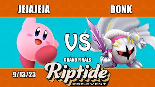 Riptide Prelocal  Grand Finals  JeJaJeJa Kirby Vs Bonk Meta Knight [upl. by Winchester929]