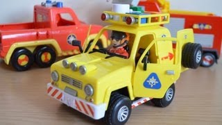 Fireman Sam Tom Thomas Mountain Rescue 4x4 Jeep Sounds Lights Toy Review [upl. by Elianora]