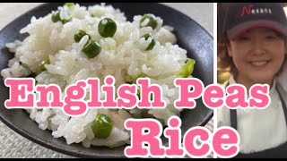 English Peas Rice Recipe [upl. by Guthry780]