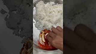 My favourite foodkaram Annam red chilli riceshortsfeed youtubeshorts  food shotstrending [upl. by Angrist]