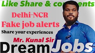 Fake job alerts  bulk hiring  dream job part3  job jobsearch vacancy delhi gurgaon [upl. by Abbotsun]