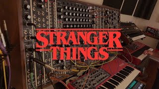 Stranger Things Theme  Juno 60 Modular Synthesizer amp Nord Lead  Electro [upl. by Nylehtak955]