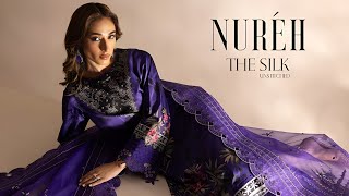 Nureh Unstitched Silk Collection 2024  Nureh Embroidered amp Embellished Silk Collection24 [upl. by Fish266]