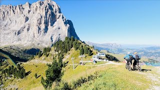 Italy Ortisei  Selva di Val Gardena  Ciampinoi hiking amp mountain biking trails [upl. by Steiner]