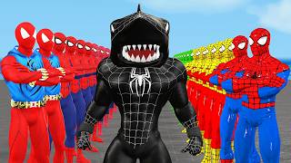 Siêu nhân nhện🔴Spider Man Birthday Attacked by Bad Guy Joker vs Dinosaur T rex vs Team spider man 2 [upl. by Thant]