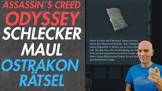 Assassins Creed Odyssey  Schleckermaul Ostrakon Rätsel Arkadien Gelöst [upl. by Lamprey]