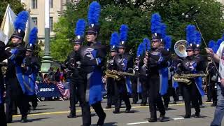 NLHS Marching BandNational Memorial Day Parade 2022 [upl. by Suvart]