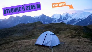 BIVOUAQUER face au MONT BLANC [upl. by Lorimer213]