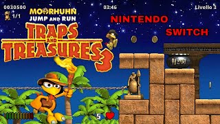 Moorhuhn Jump and Run Traps and Treasures 3  Nintendo Switch release  returns with the third [upl. by Wendeline]