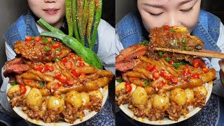 Episode 36 Chinese Spicy Food Relaxing ASMR Eating  Crunchy amp Soothing Sounds [upl. by Ahtan]