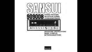 SANSUI 9090DB HIFI STEREO RECEIVER USER INSTRUCTION OPERATION OWNER MANUAL [upl. by Yelmene820]