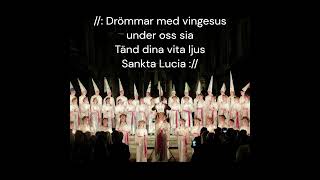 Sankta Lucia ljusklara hägring [upl. by Thetis]